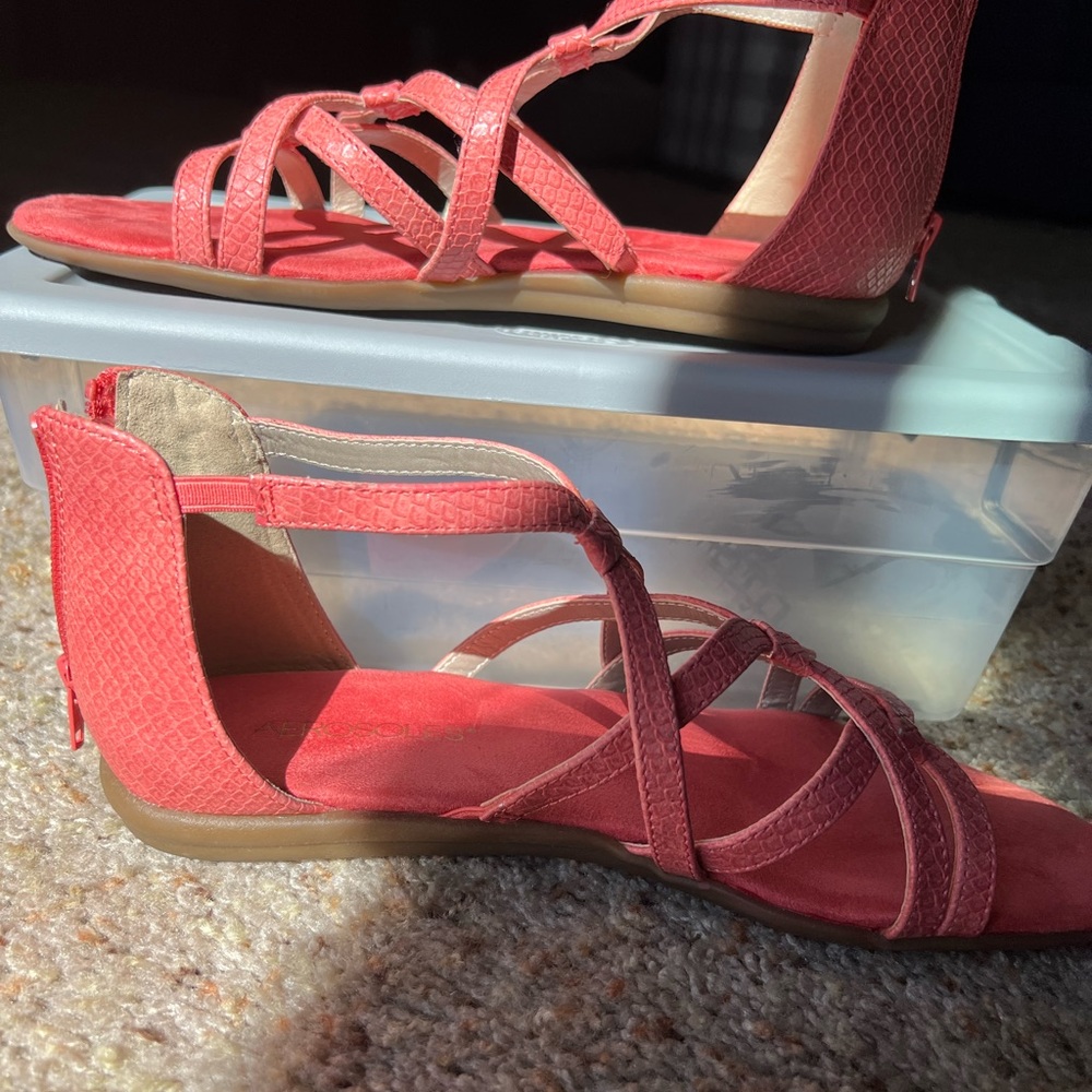 Aerosols Coral Sandal - Picture 4 of 6